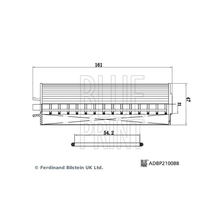 Alyvos filtras BLUE PRINT ADBP210088