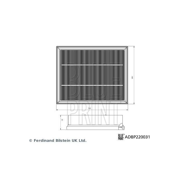 Oro filtras BLUE PRINT ADBP220031