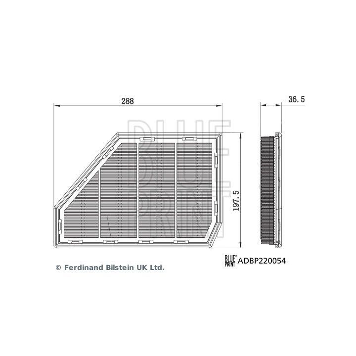 Oro filtras BLUE PRINT ADBP220054