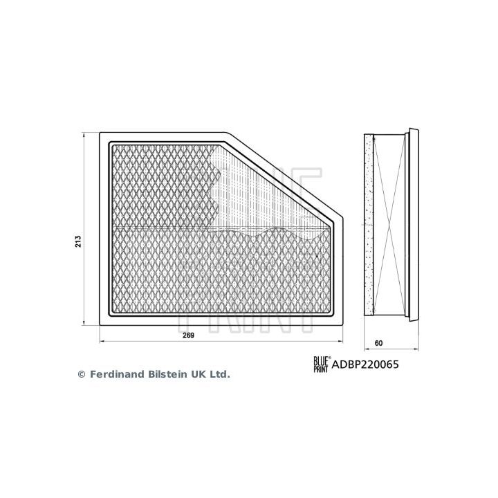 Oro filtras BLUE PRINT ADBP220065