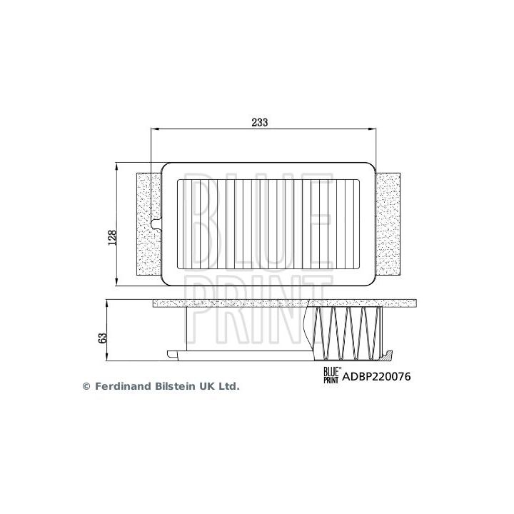 Oro filtras BLUE PRINT ADBP220076