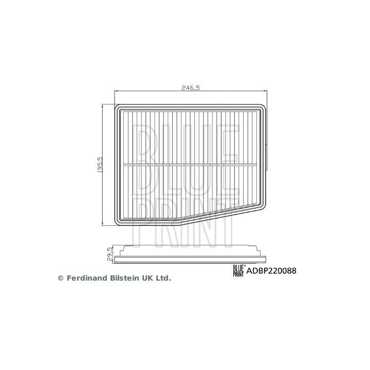 Oro filtras BLUE PRINT ADBP220088