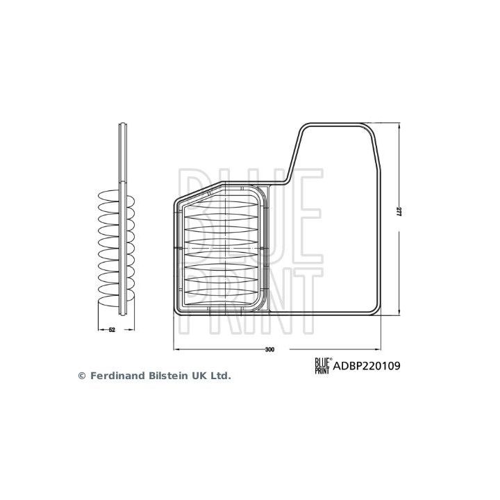 Oro filtras BLUE PRINT ADBP220109