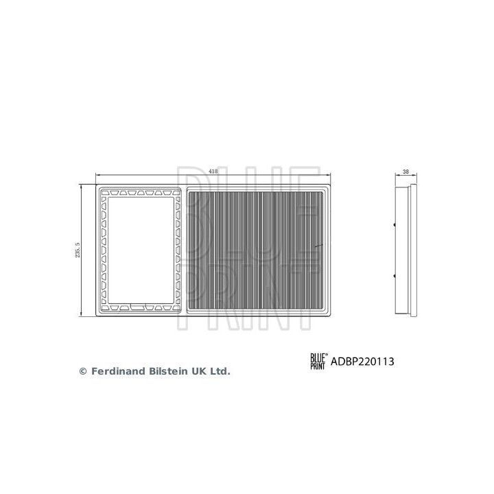 Oro filtras BLUE PRINT ADBP220113