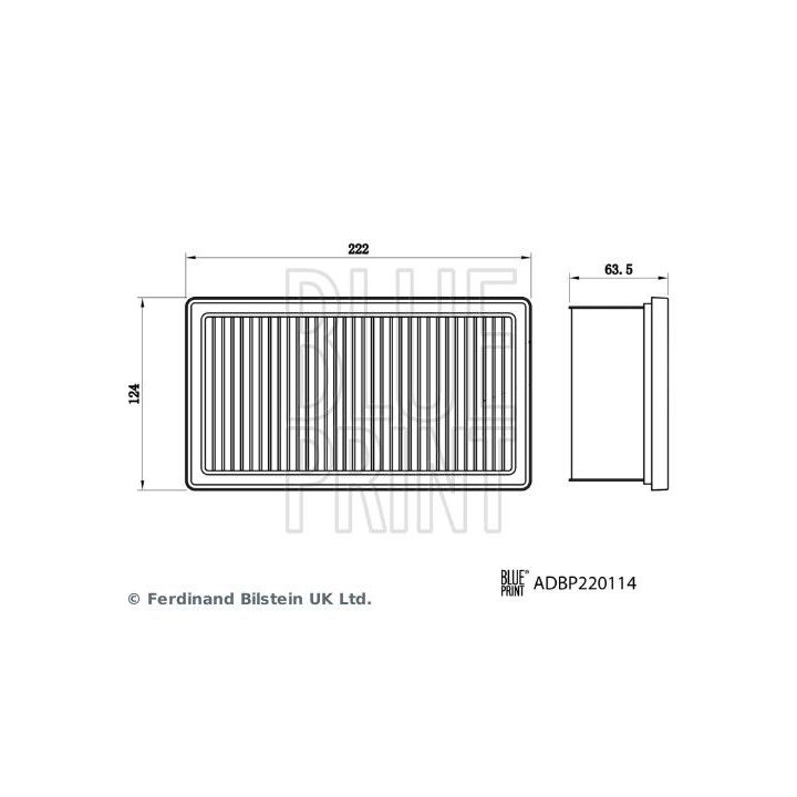 Oro filtras BLUE PRINT ADBP220114