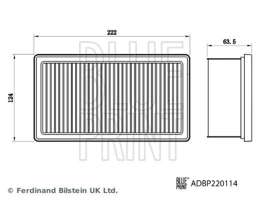 Oro filtras BLUE PRINT ADBP220114