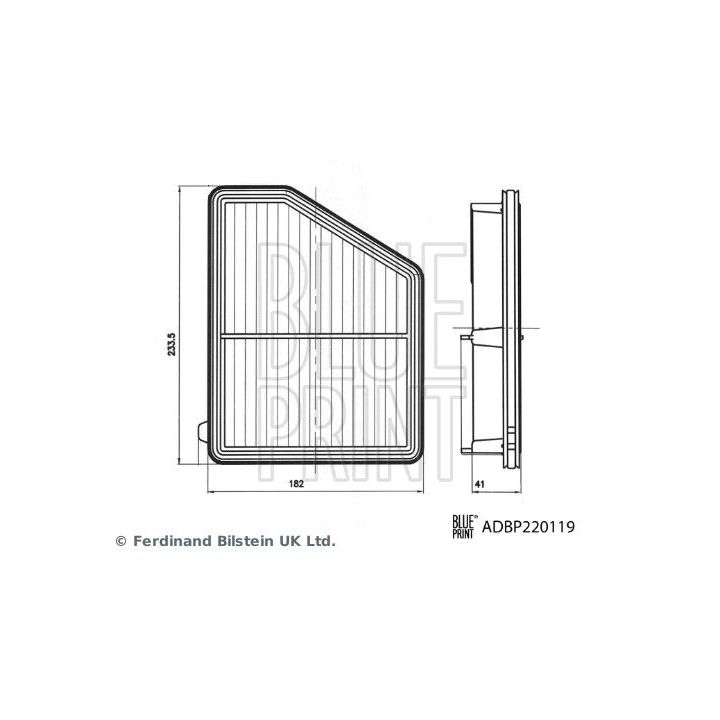 Oro filtras BLUE PRINT ADBP220119