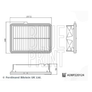 Oro filtras BLUE PRINT ADBP220124