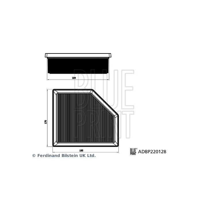 Oro filtras BLUE PRINT ADBP220128