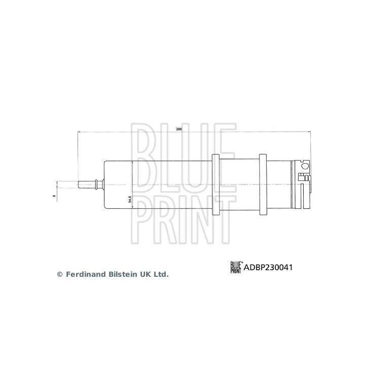 Kuro filtras BLUE PRINT ADBP230041