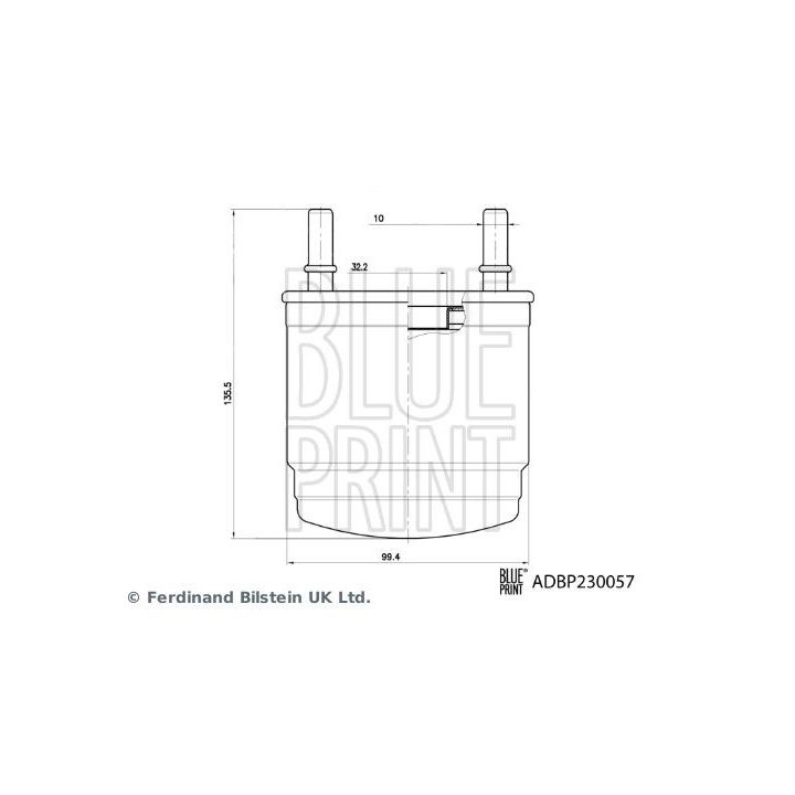 Kuro filtras BLUE PRINT ADBP230057