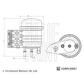 Kuro filtras BLUE PRINT ADBP230067