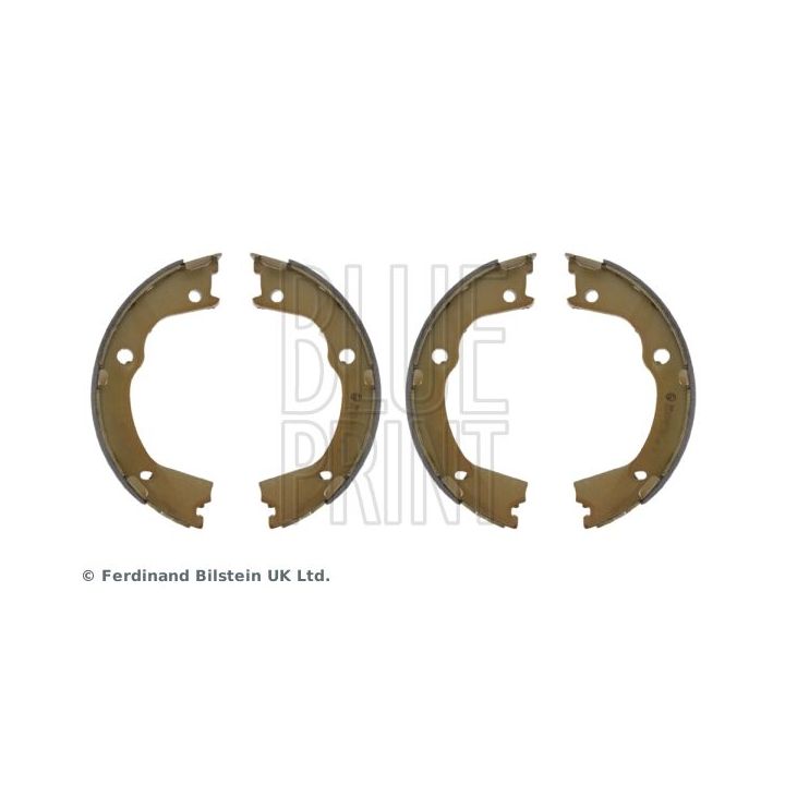 Stabdžių trinkelių komplektas, stovėjimo stabdis BLUE PRINT ADBP410009