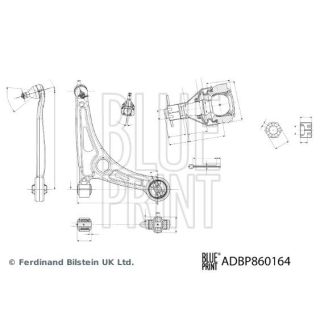 Vikšro valdymo svirtis BLUE PRINT ADBP860164