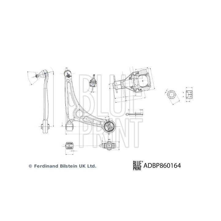 Vikšro valdymo svirtis BLUE PRINT ADBP860164