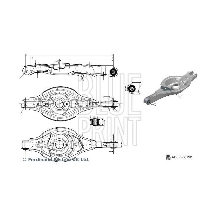 Vikšro valdymo svirtis BLUE PRINT ADBP860190