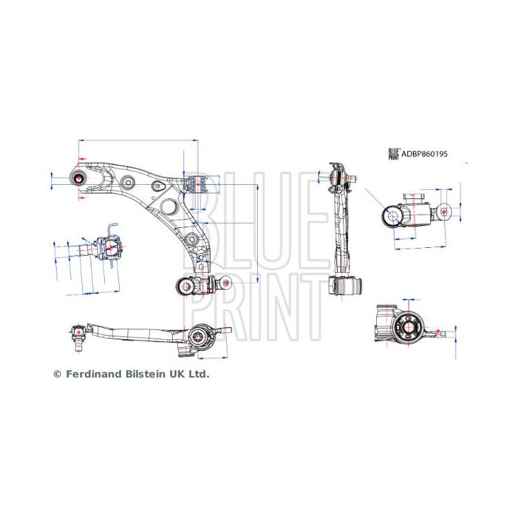 Vikšro valdymo svirtis BLUE PRINT ADBP860195
