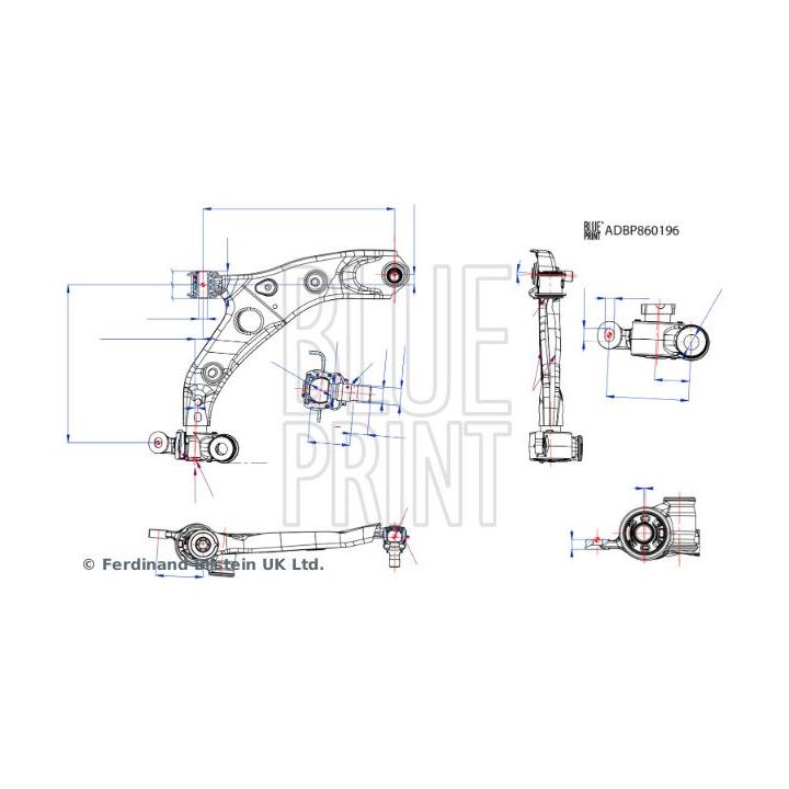 Vikšro valdymo svirtis BLUE PRINT ADBP860196