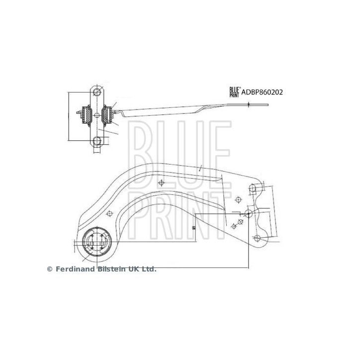 Vikšro valdymo svirtis BLUE PRINT ADBP860202