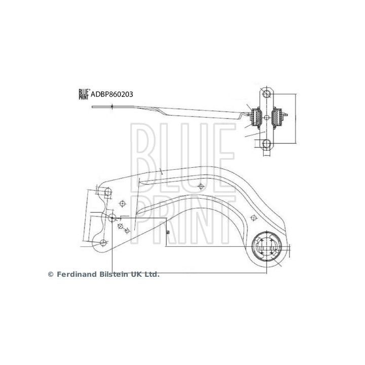 Vikšro valdymo svirtis BLUE PRINT ADBP860203