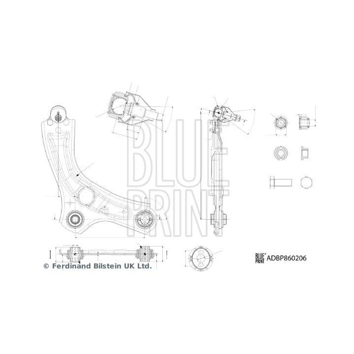 Vikšro valdymo svirtis BLUE PRINT ADBP860206