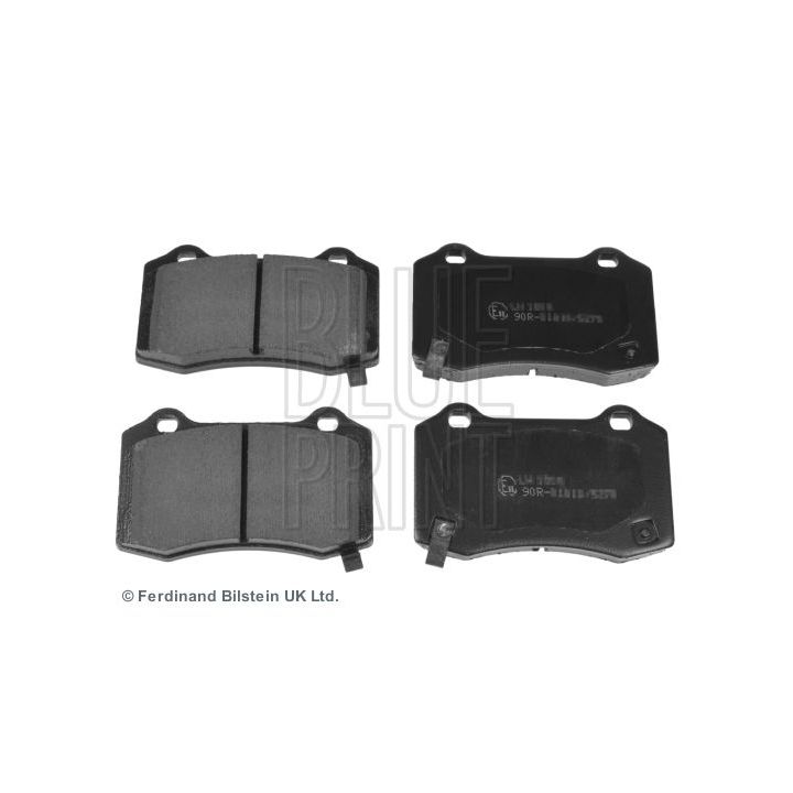 Stabdžių trinkelių rinkinys, diskinis stabdys BLUE PRINT ADA104206