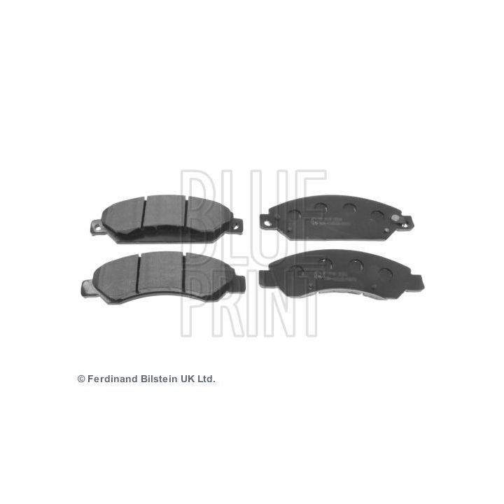 Stabdžių trinkelių rinkinys, diskinis stabdys BLUE PRINT ADA104242