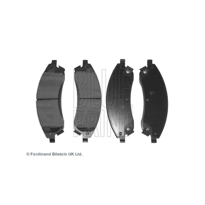 Stabdžių trinkelių rinkinys, diskinis stabdys BLUE PRINT ADA104244