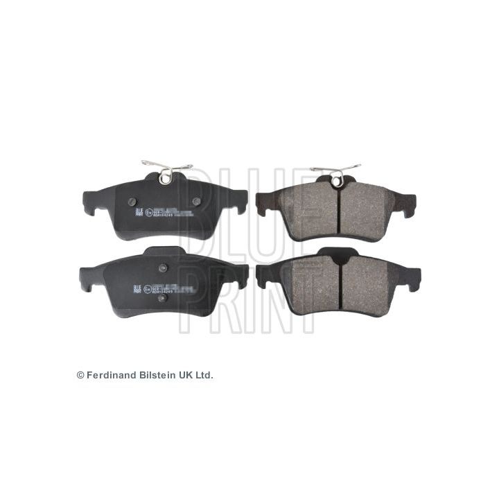 Stabdžių trinkelių rinkinys, diskinis stabdys BLUE PRINT ADA104249