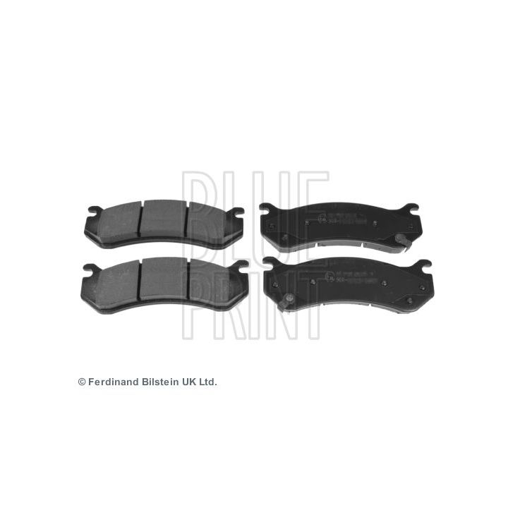 Stabdžių trinkelių rinkinys, diskinis stabdys BLUE PRINT ADA104254