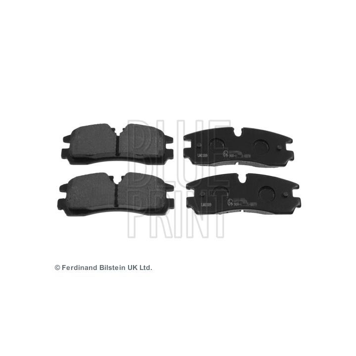 Stabdžių trinkelių rinkinys, diskinis stabdys BLUE PRINT ADA104258