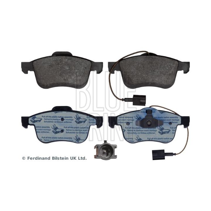 Stabdžių trinkelių rinkinys, diskinis stabdys BLUE PRINT ADA104267