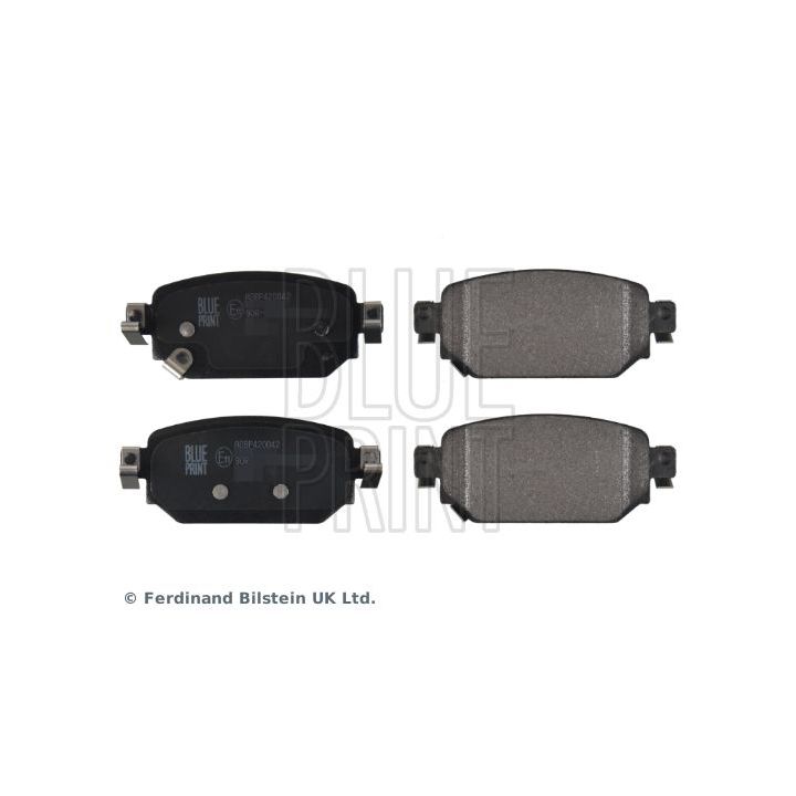 Stabdžių trinkelių rinkinys, diskinis stabdys BLUE PRINT ADBP420042