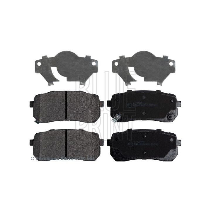 Stabdžių trinkelių rinkinys, diskinis stabdys BLUE PRINT ADBP420075