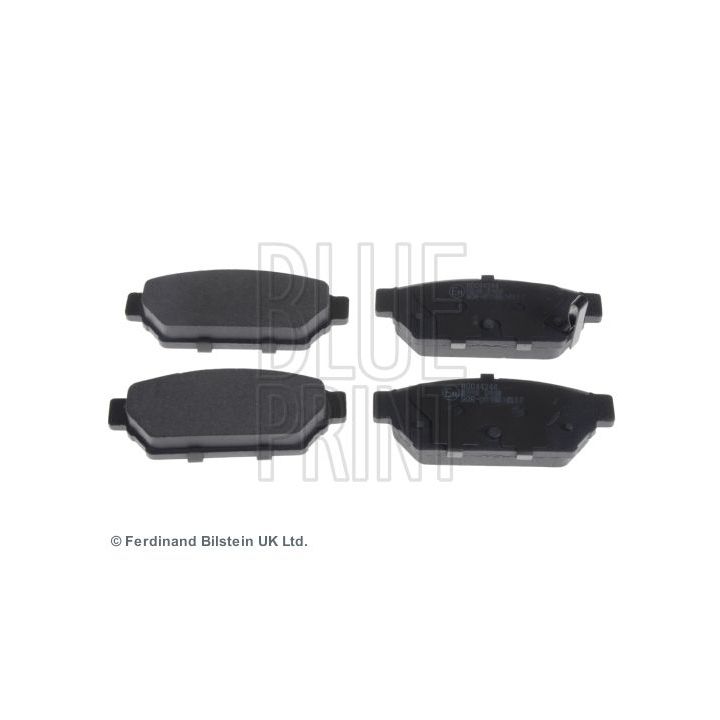 Stabdžių trinkelių rinkinys, diskinis stabdys BLUE PRINT ADC44244