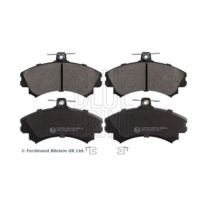 Stabdžių trinkelių rinkinys, diskinis stabdys BLUE PRINT ADC44251