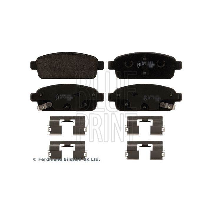 Stabdžių trinkelių rinkinys, diskinis stabdys BLUE PRINT ADG042123