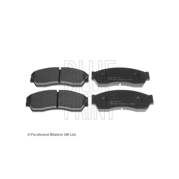 Stabdžių trinkelių rinkinys, diskinis stabdys BLUE PRINT ADG042129