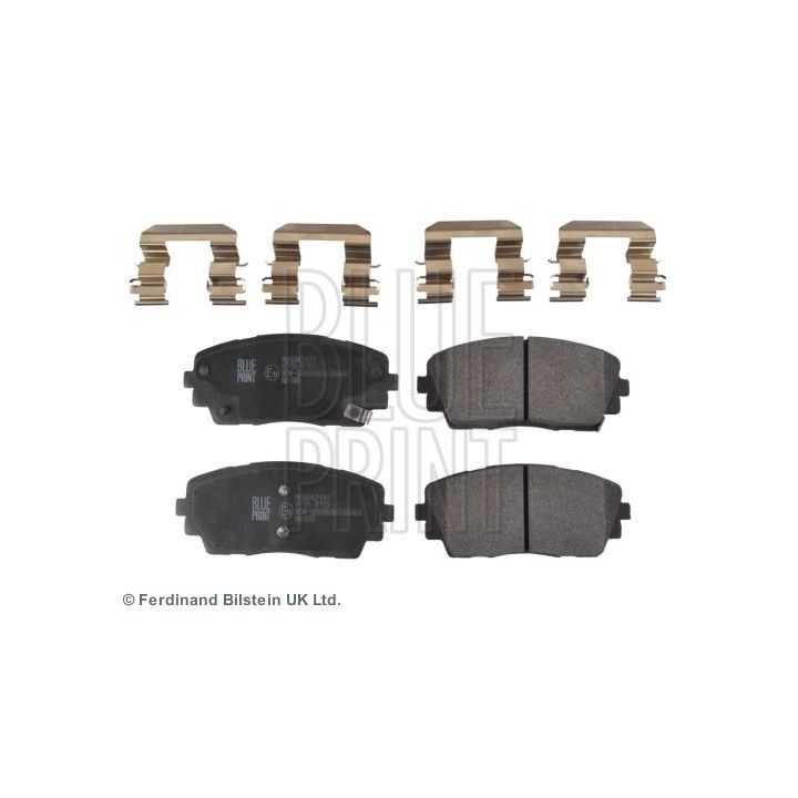 Stabdžių trinkelių rinkinys, diskinis stabdys BLUE PRINT ADG042131