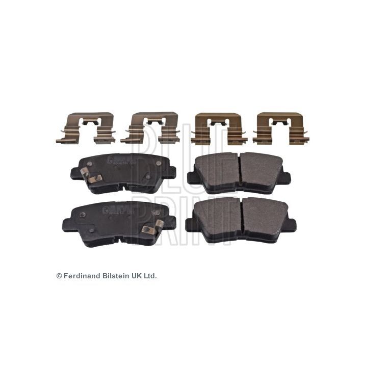 Stabdžių trinkelių rinkinys, diskinis stabdys BLUE PRINT ADG042134