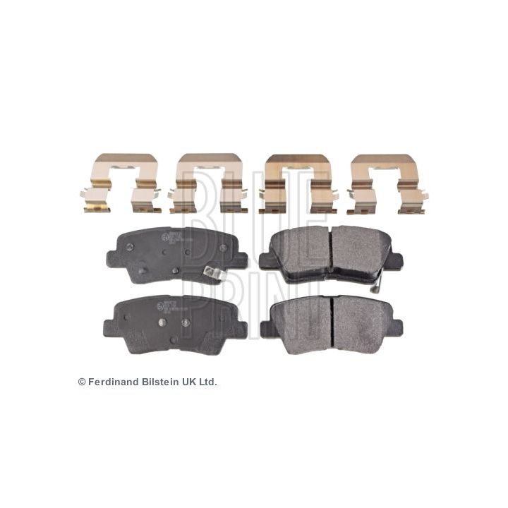 Stabdžių trinkelių rinkinys, diskinis stabdys BLUE PRINT ADG042138