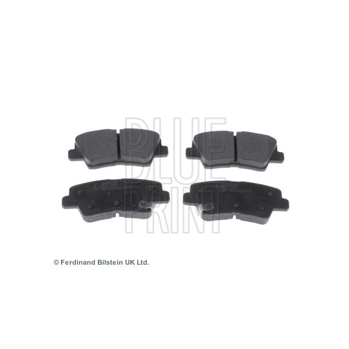 Stabdžių trinkelių rinkinys, diskinis stabdys BLUE PRINT ADG042154