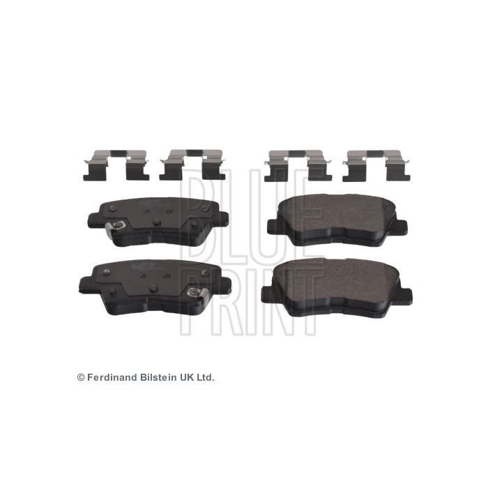 Stabdžių trinkelių rinkinys, diskinis stabdys BLUE PRINT ADG042160