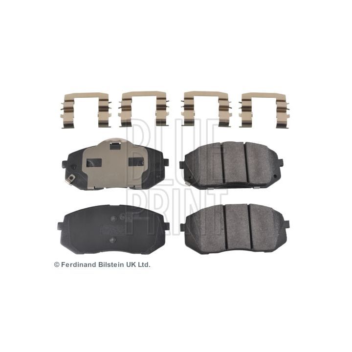 Stabdžių trinkelių rinkinys, diskinis stabdys BLUE PRINT ADG042161