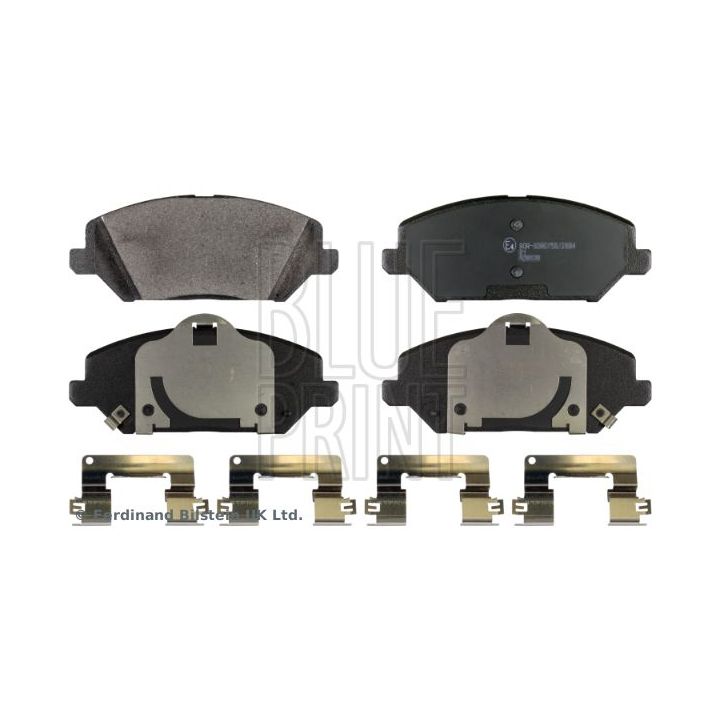 Stabdžių trinkelių rinkinys, diskinis stabdys BLUE PRINT ADG042177