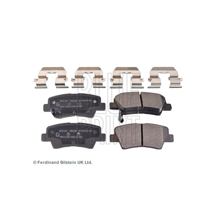 Stabdžių trinkelių rinkinys, diskinis stabdys BLUE PRINT ADG042188