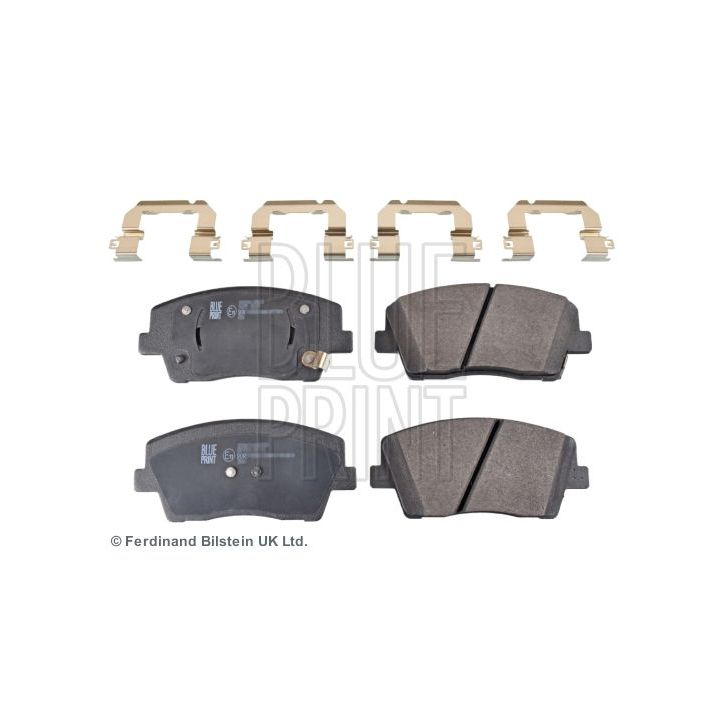 Stabdžių trinkelių rinkinys, diskinis stabdys BLUE PRINT ADG042190