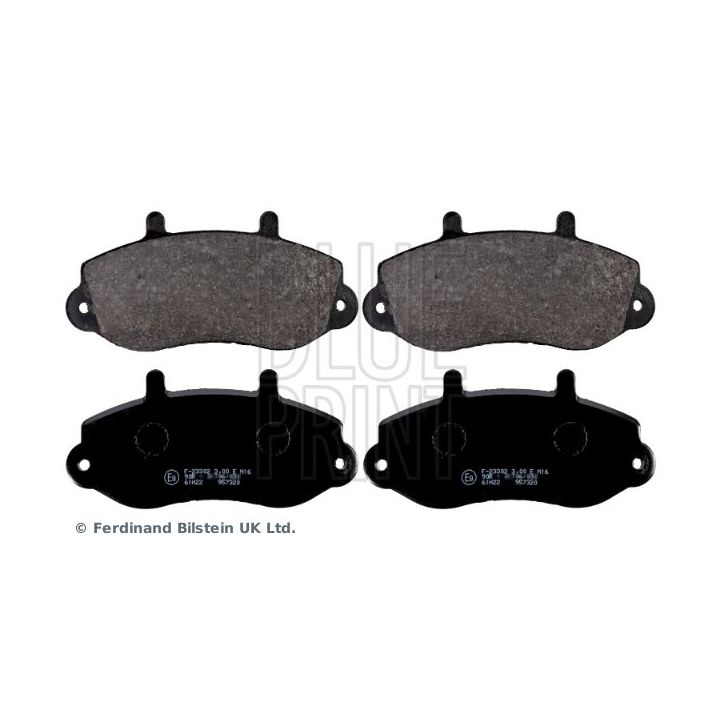 Stabdžių trinkelių rinkinys, diskinis stabdys BLUE PRINT ADG04246