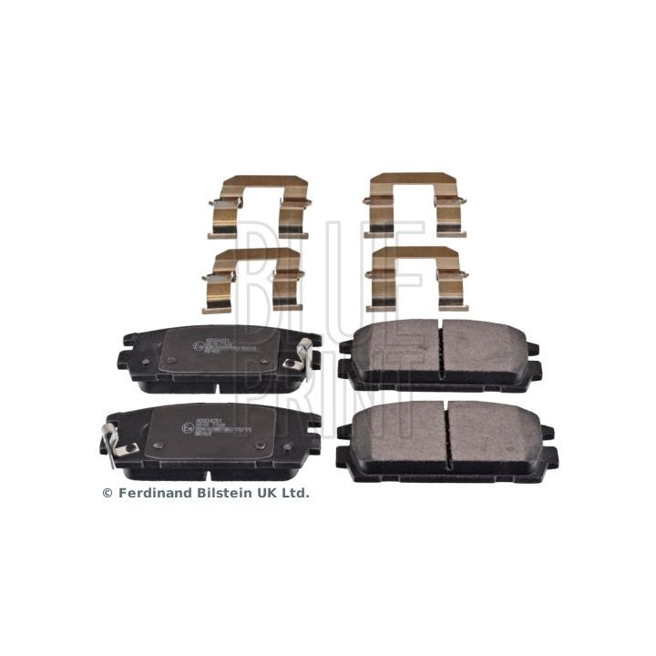 Stabdžių trinkelių rinkinys, diskinis stabdys BLUE PRINT ADG04251