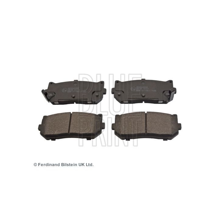 Stabdžių trinkelių rinkinys, diskinis stabdys BLUE PRINT ADG04266